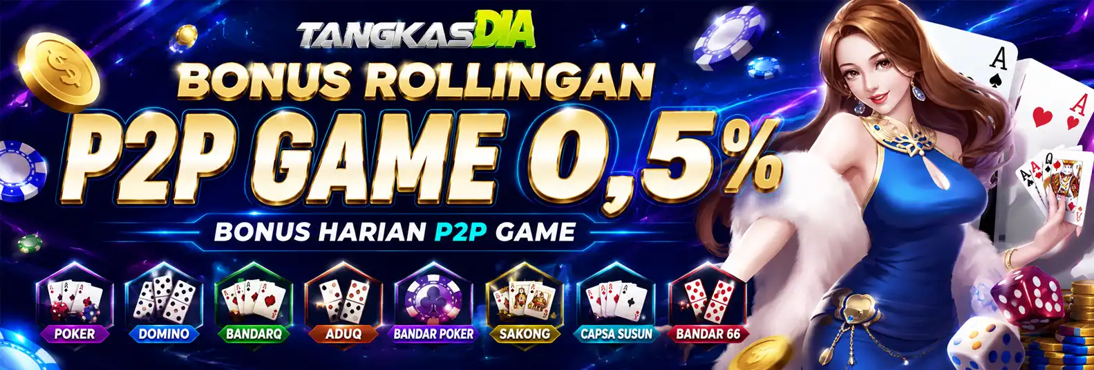 BONUS ROLLINGAN P2PGAME