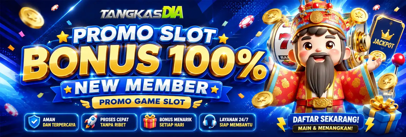 BONUS NEW MEMBER 100% SLOT