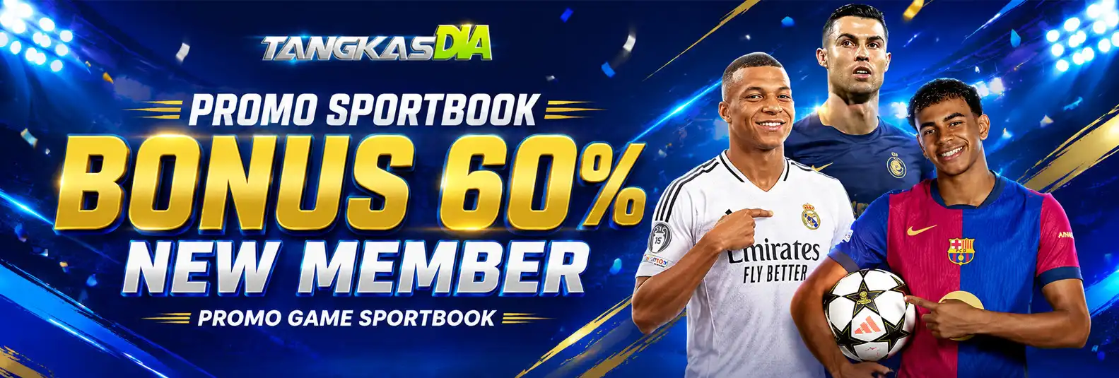 BONUS NEW MEMBER 60% SPORTBOOK